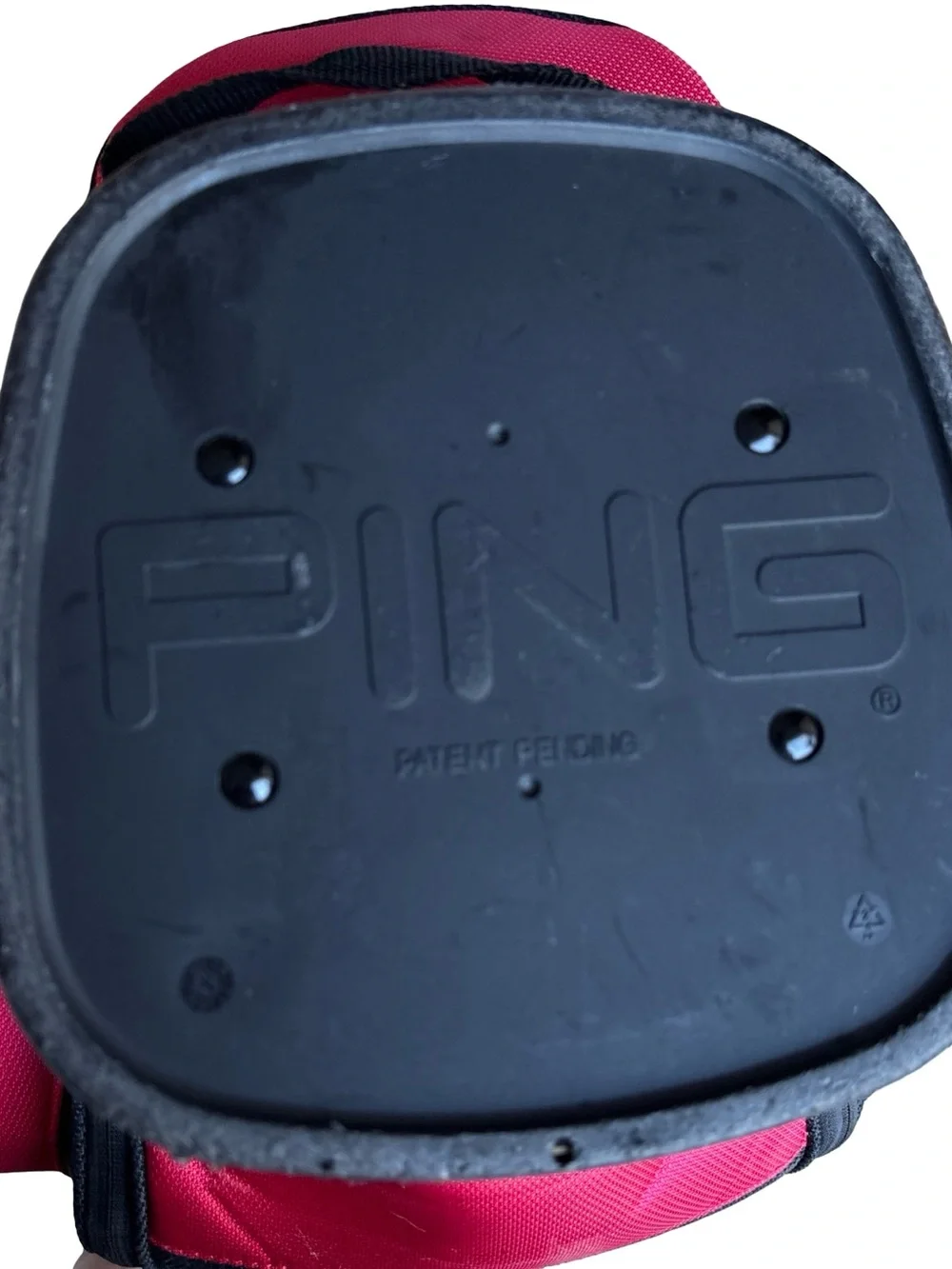 Ping Explore, Red/Black/White, 4-Way Golf Carry/Cart Bag. STRIKING! Very Clean!